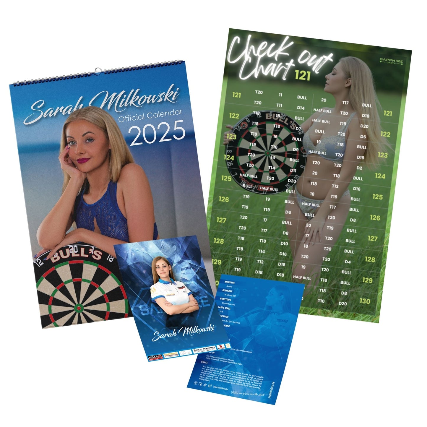 Spicy Support Bundle - 2025 Kalender + Poster + Autogramm + Surprise Goodies + Support für die PDC Mädels