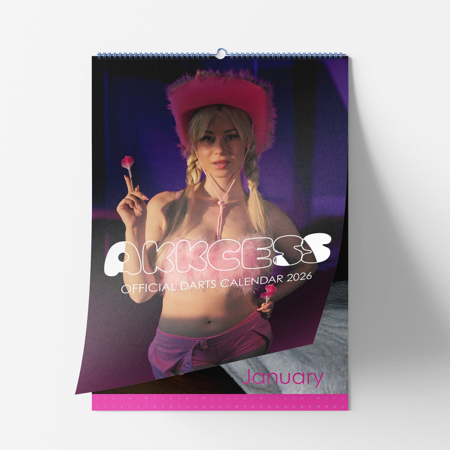 Sarah Milkowski & Akkcess Kalender Signiertes Kombi Bundle 2026 – 2er Set Wandkalender DIN A3