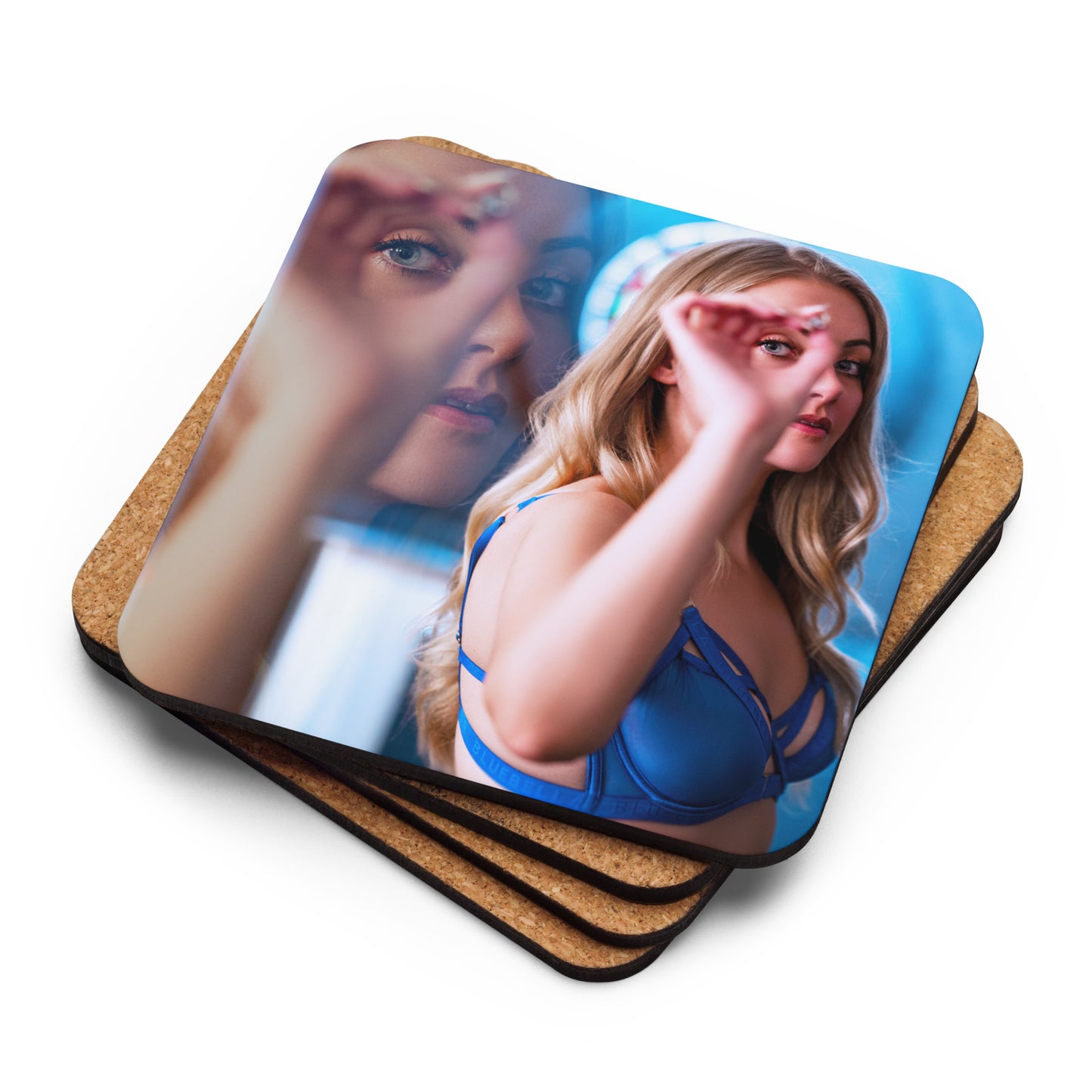 Korkuntersetzer Untersetzer Bierdeckel spicy dartsgirl 02