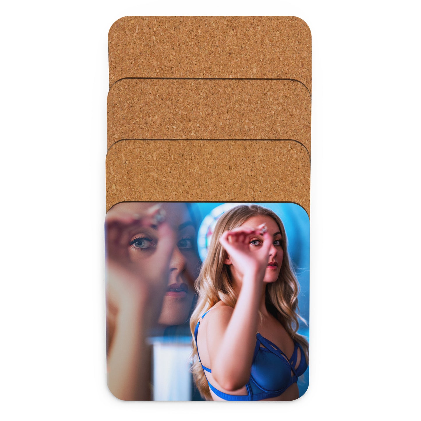 Korkuntersetzer Untersetzer Bierdeckel spicy dartsgirl 02