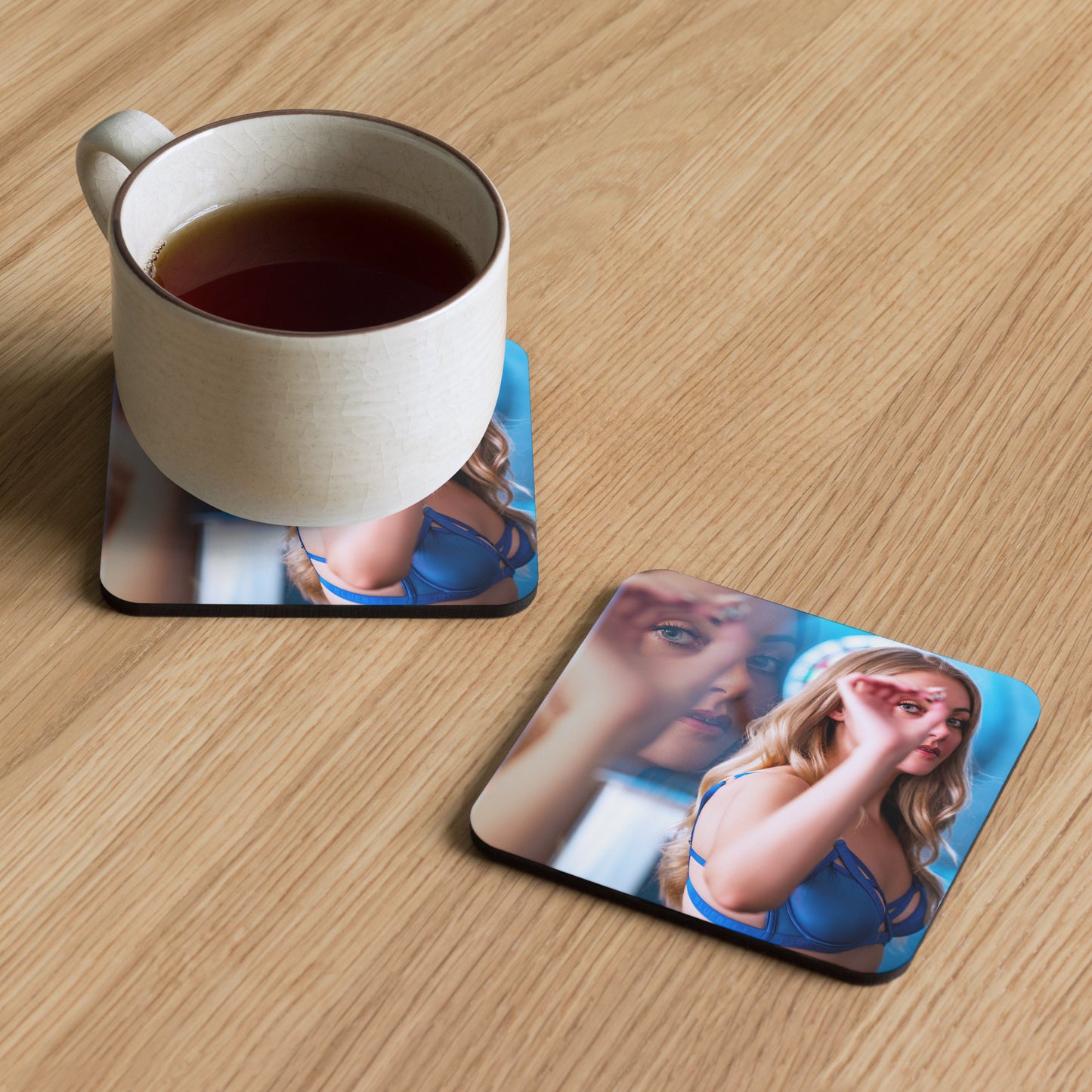 Korkuntersetzer Untersetzer Bierdeckel spicy dartsgirl 02