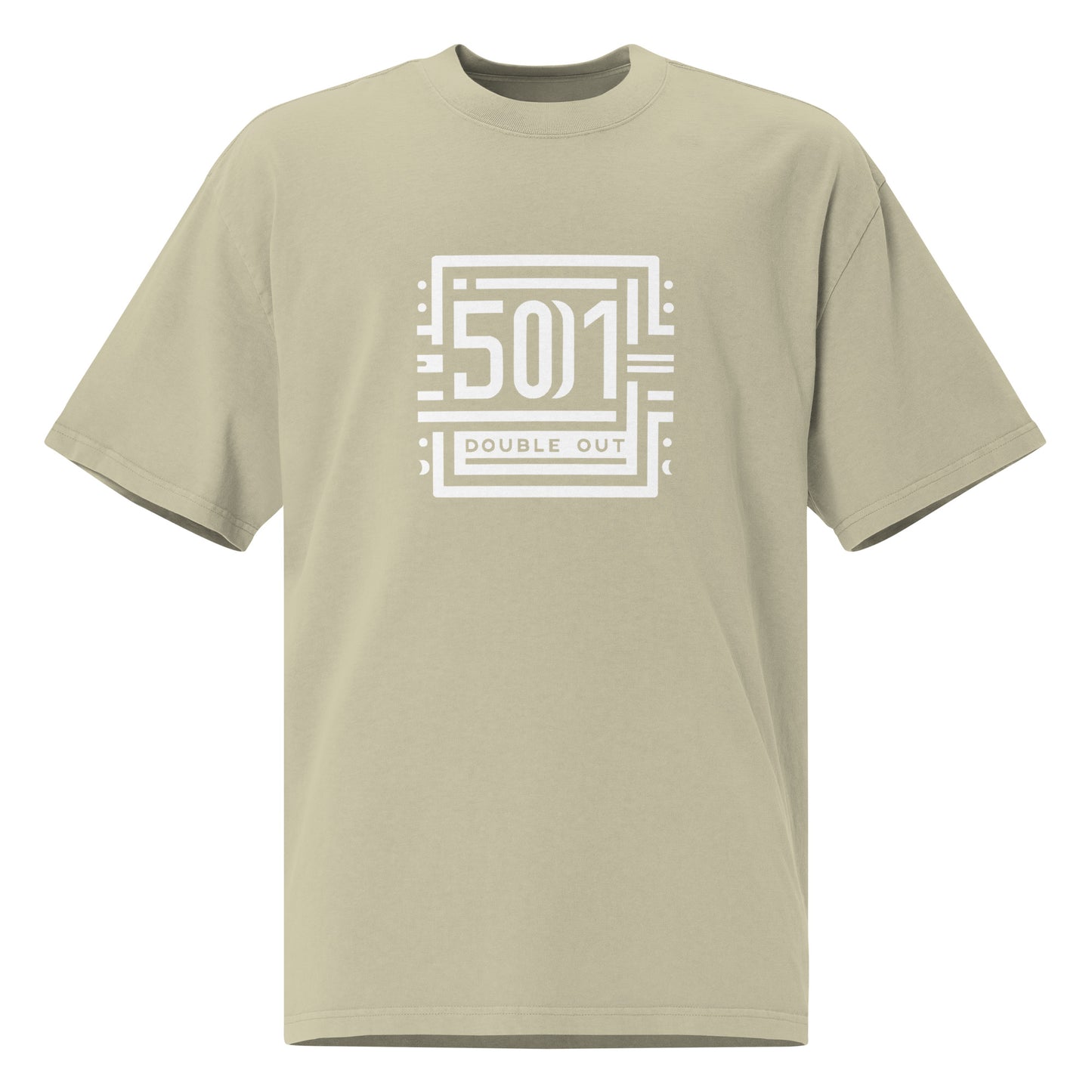 Oversized T-Shirt mit verwaschenem Look 501 Double Out 2.0 w
