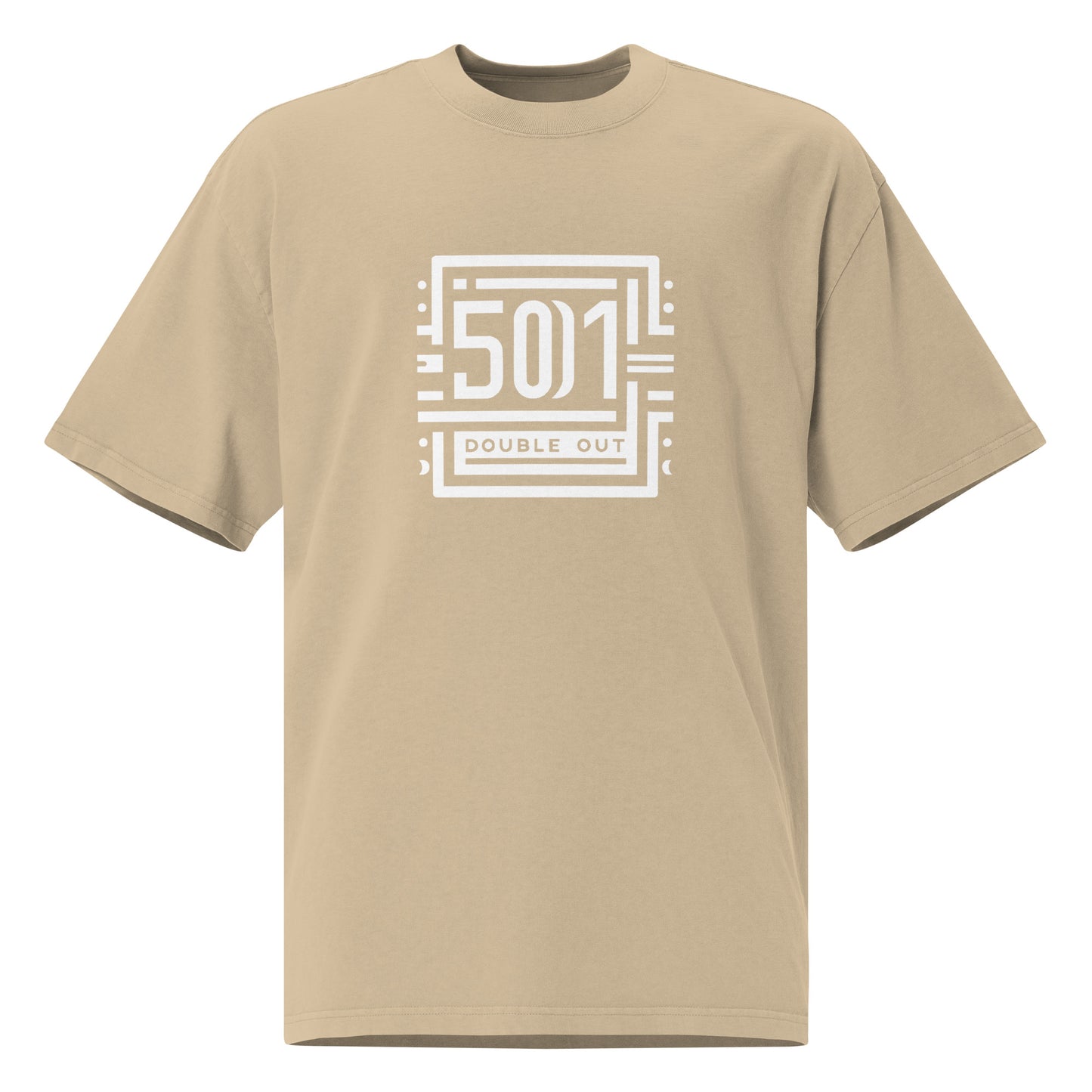 Oversized T-Shirt mit verwaschenem Look 501 Double Out 2.0 w