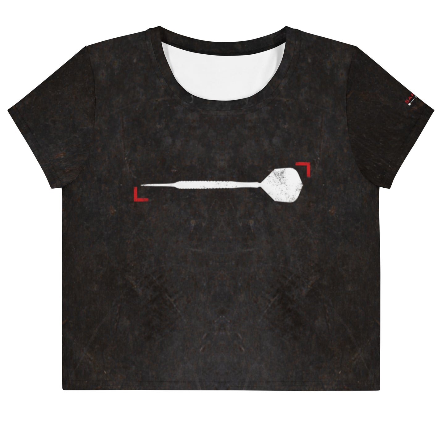 Crop T-Shirt Allover-Print Dart Befehl Grunge by Lupo