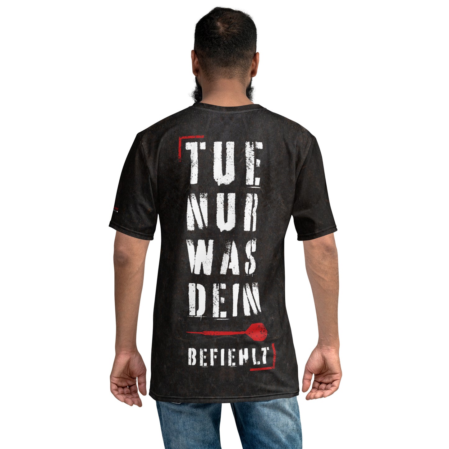 T-Shirt Herren Allover-Print Dart Befehl Grunge by Lupo