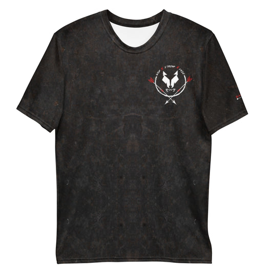 T-Shirt Herren Allover-Print Dart Befehl Grunge Logo by Lupo