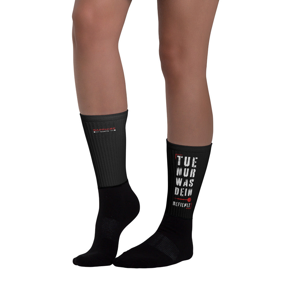 Socken Strümpfe Dart Befehl Grunge by Lupo