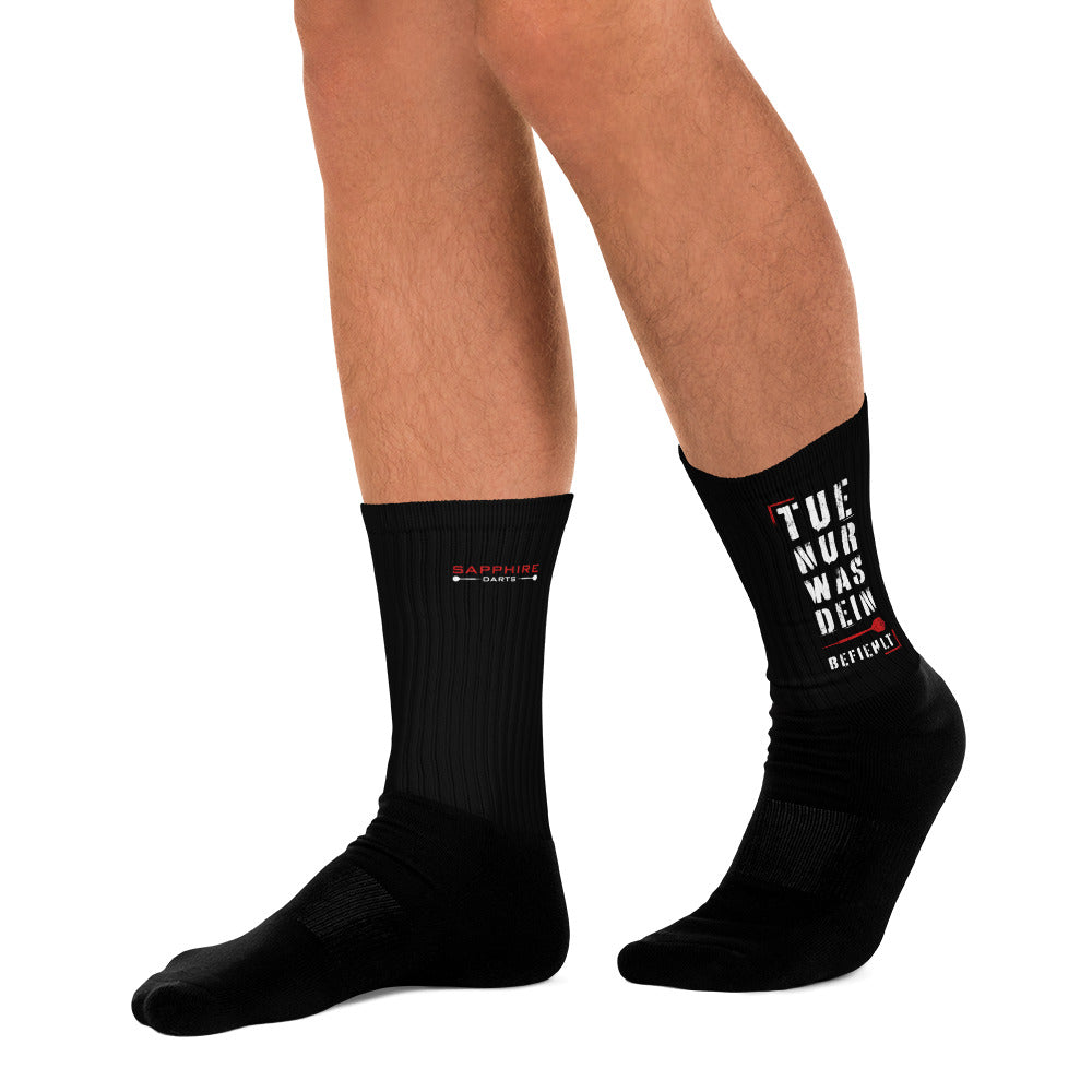 Socken Strümpfe Dart Befehl Grunge by Lupo