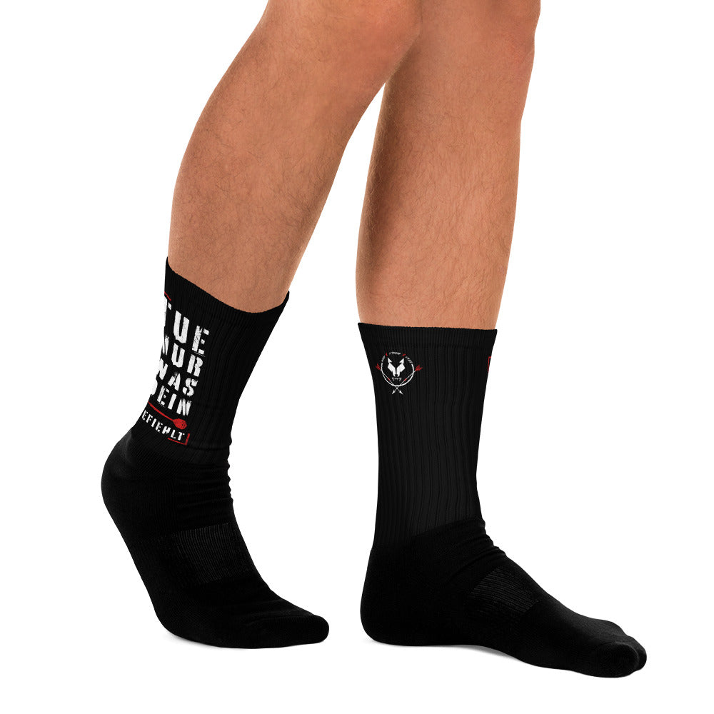 Socken Strümpfe Dart Befehl Grunge by Lupo