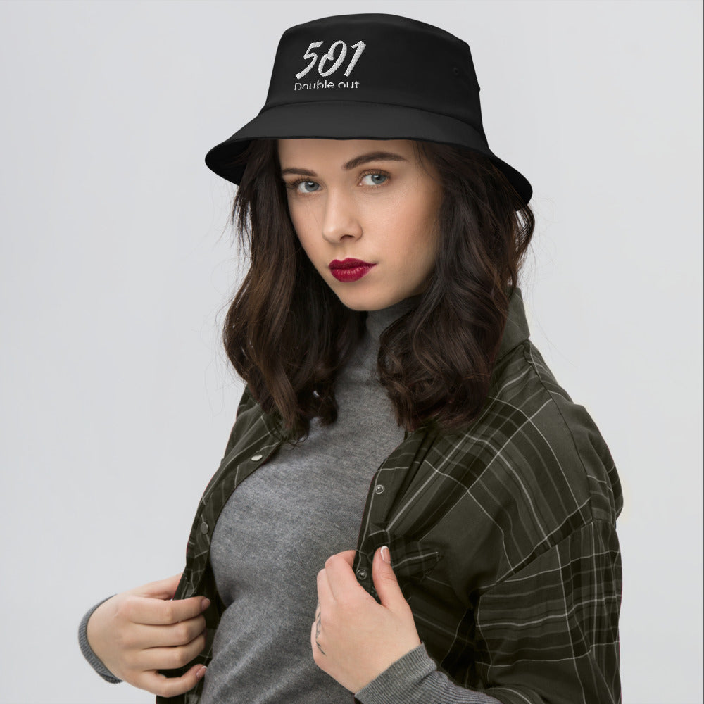 Old School-Fischerhut Bucket-Hat Schlapphut Mütze 501 DO w