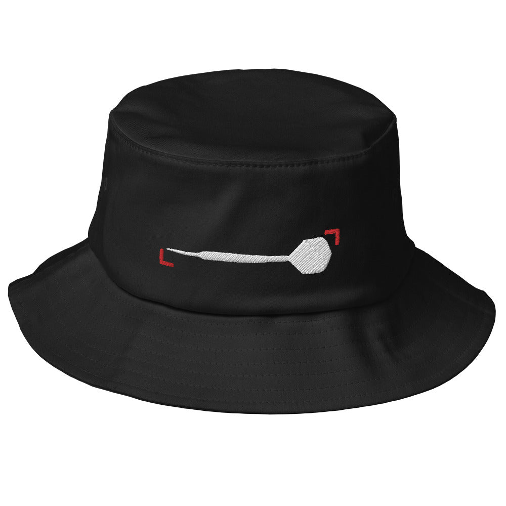 Old School-Fischerhut Bucket Hat Dartpfeil Grunge by Lupo