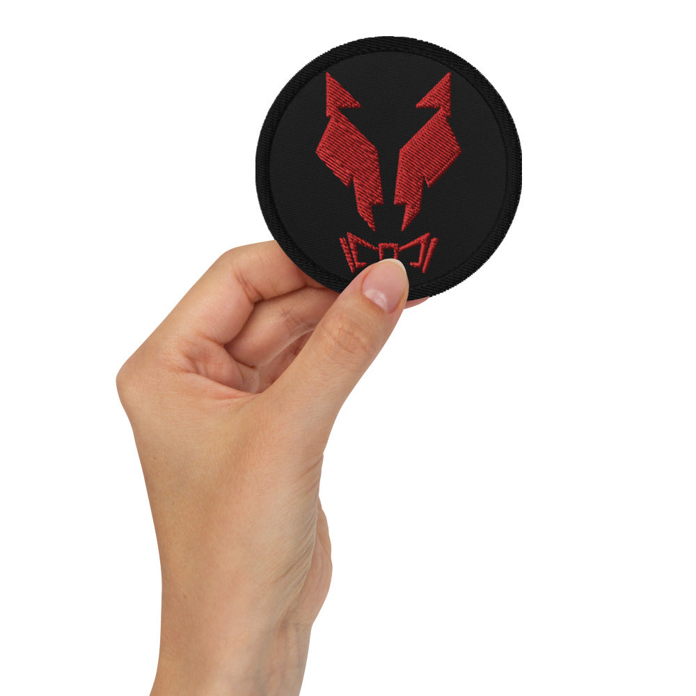Gestickte Aufnäher Badge Lupo