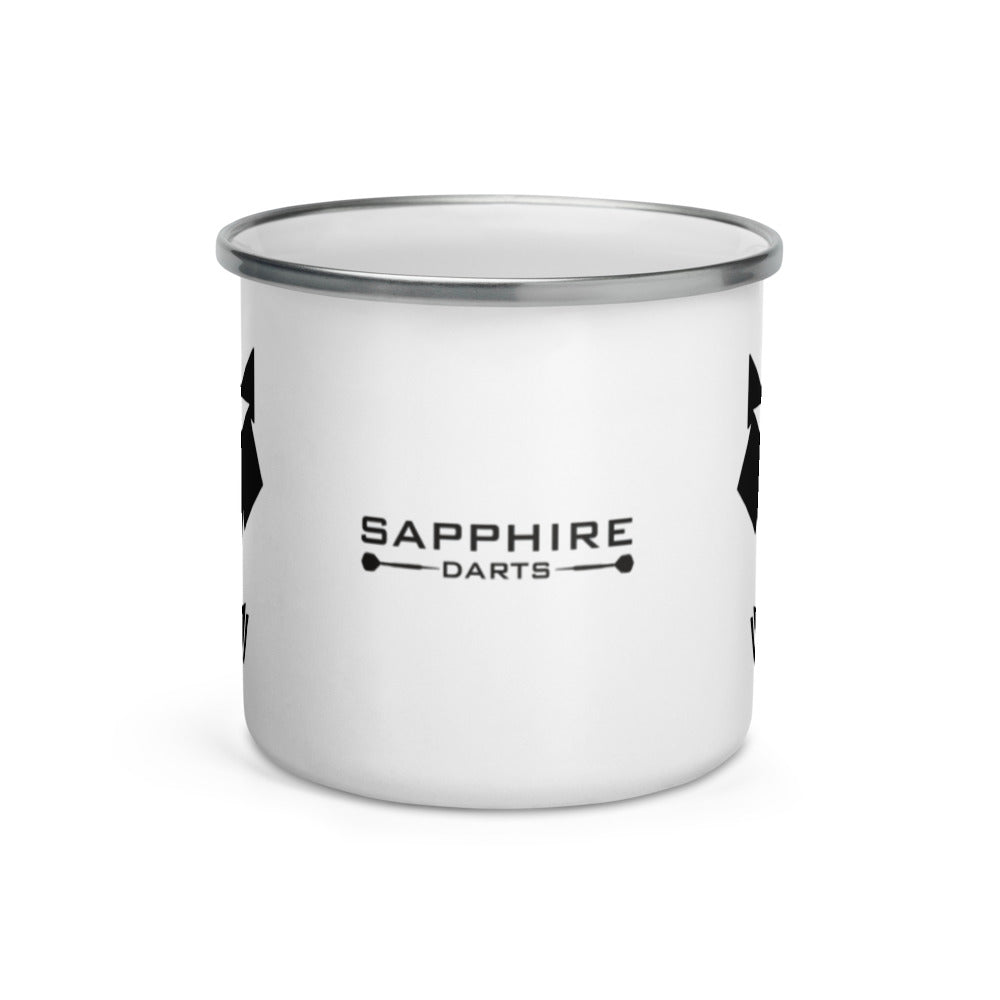 Emailletasse Kaffeetasse Tasse Becher Krug Lupo