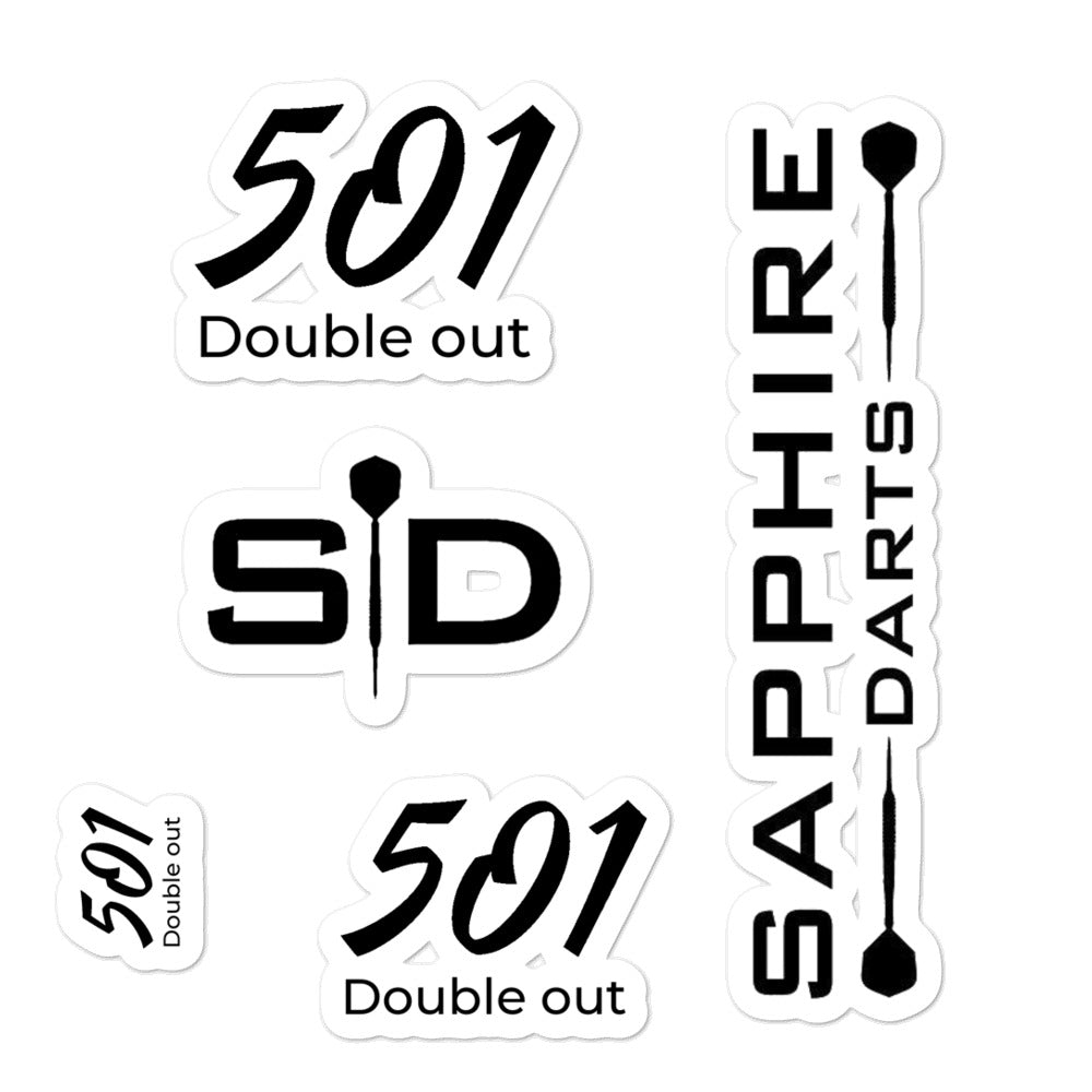 Blasenfreie Gestanzte Aufkleber Sticker 501 DO Sapphiredarts Logo