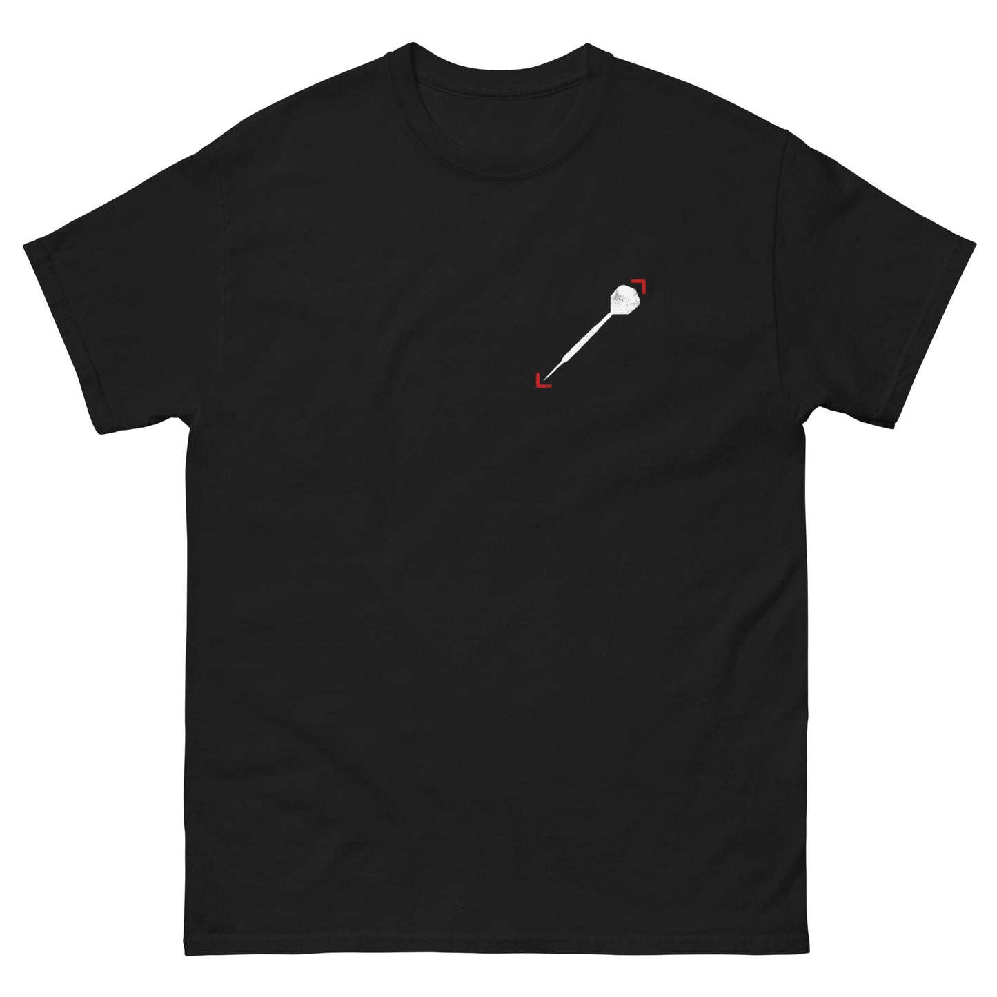 Klassisches T-Shirt Herren Dartpfeil Grunge by Lupo