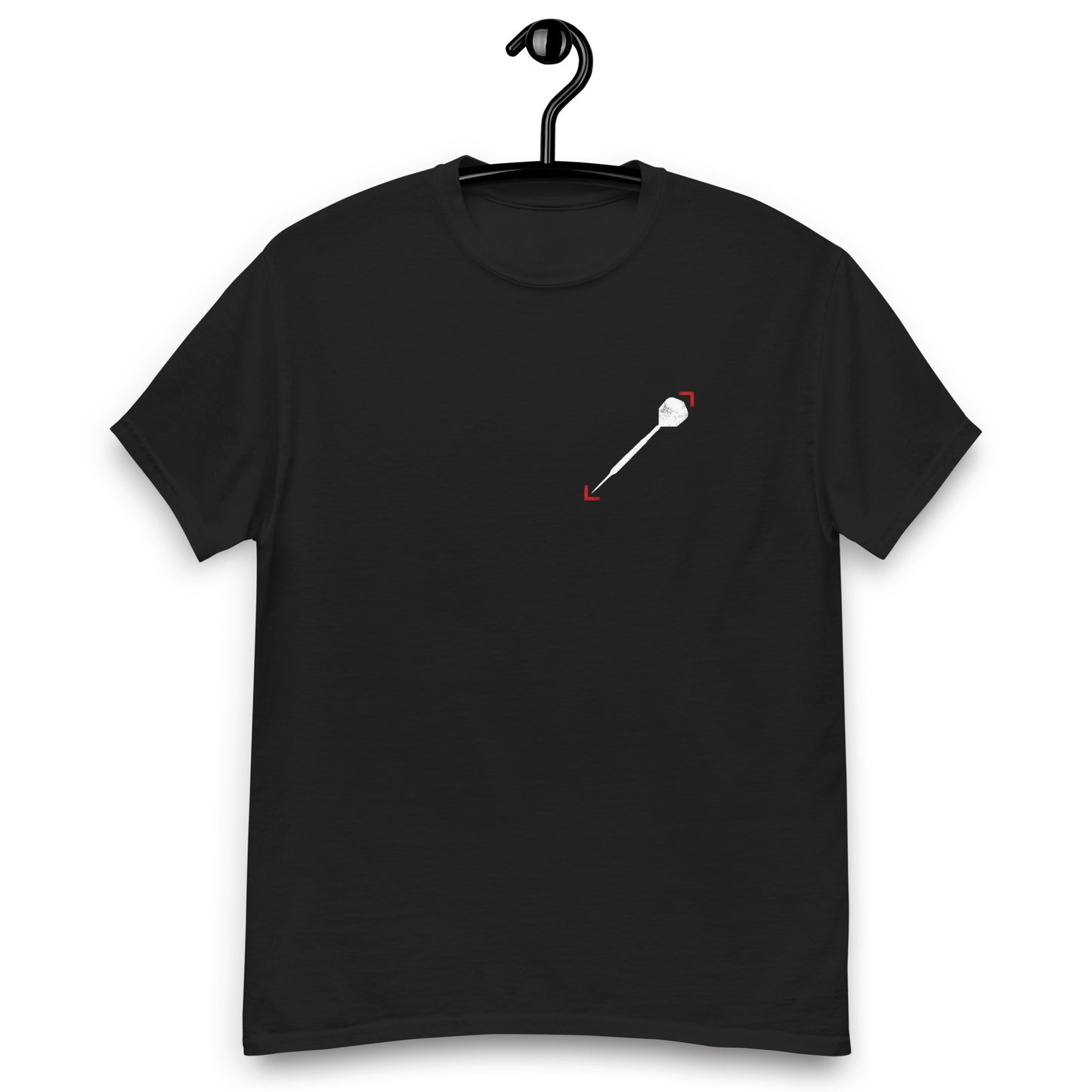 Klassisches T-Shirt Herren Dartpfeil Grunge by Lupo