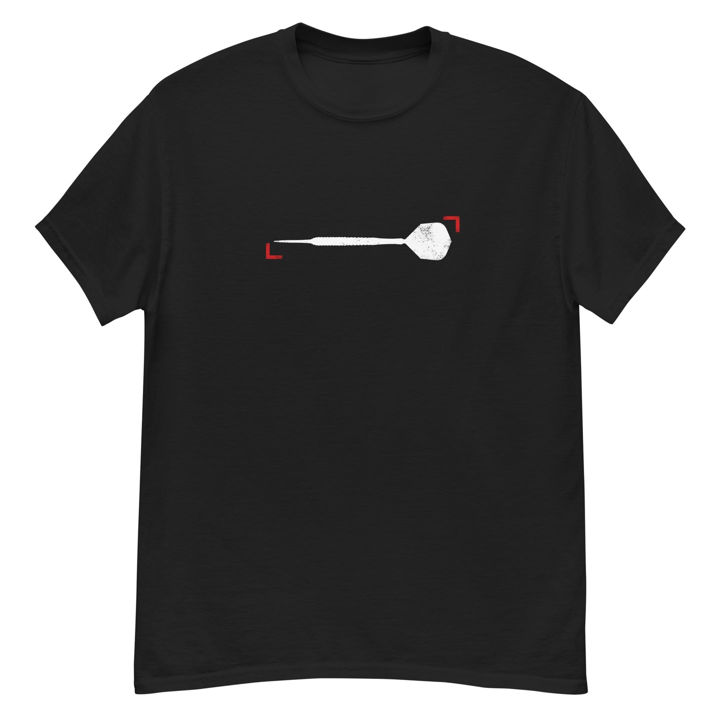 Klassisches T-Shirt Herren Dartpfeil 2 Grunge by Lupo