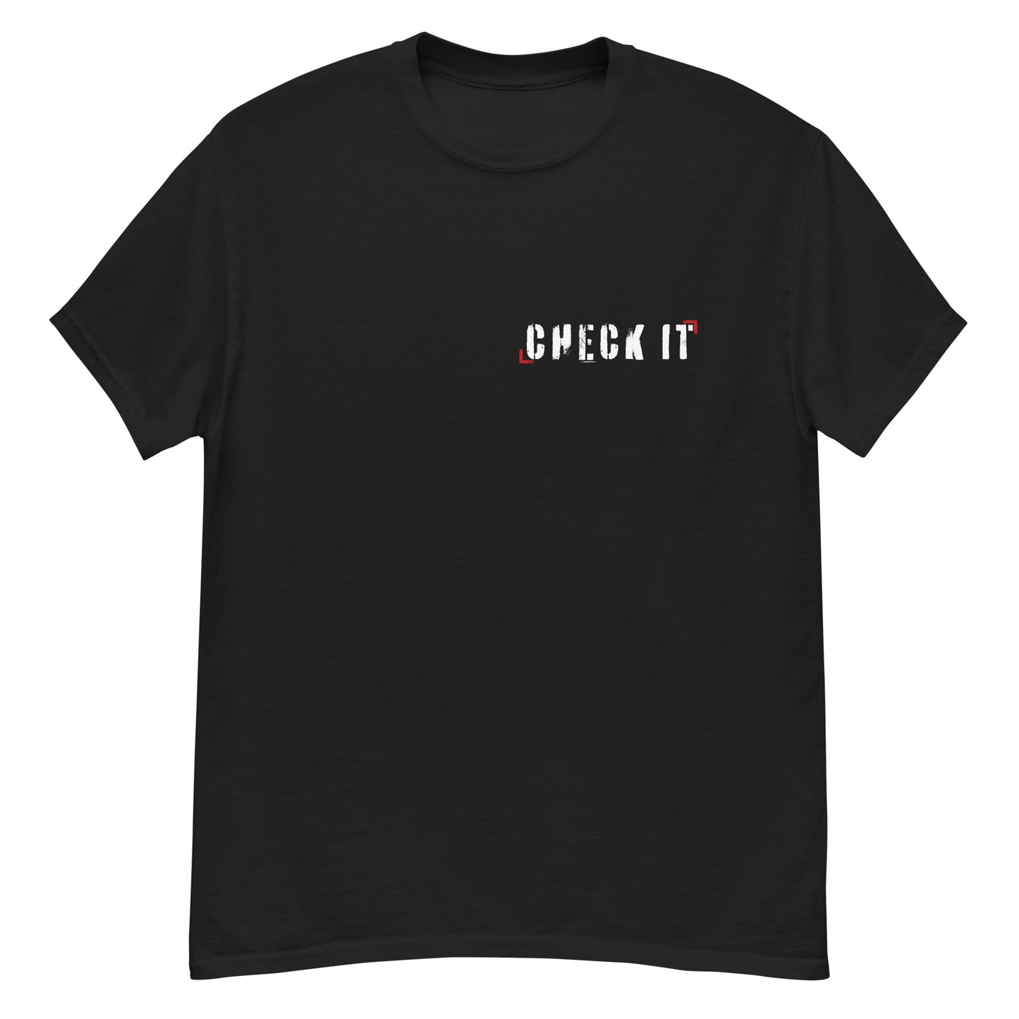 Klassisches T-Shirt Herren Check it Grunge by Lupo