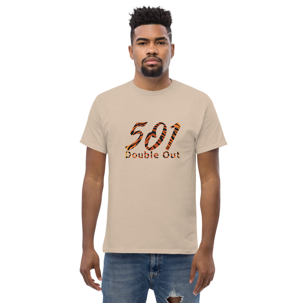 Dickes Stoff T-Shirt Herren Baumwoll Shirt 501 DO Tiger