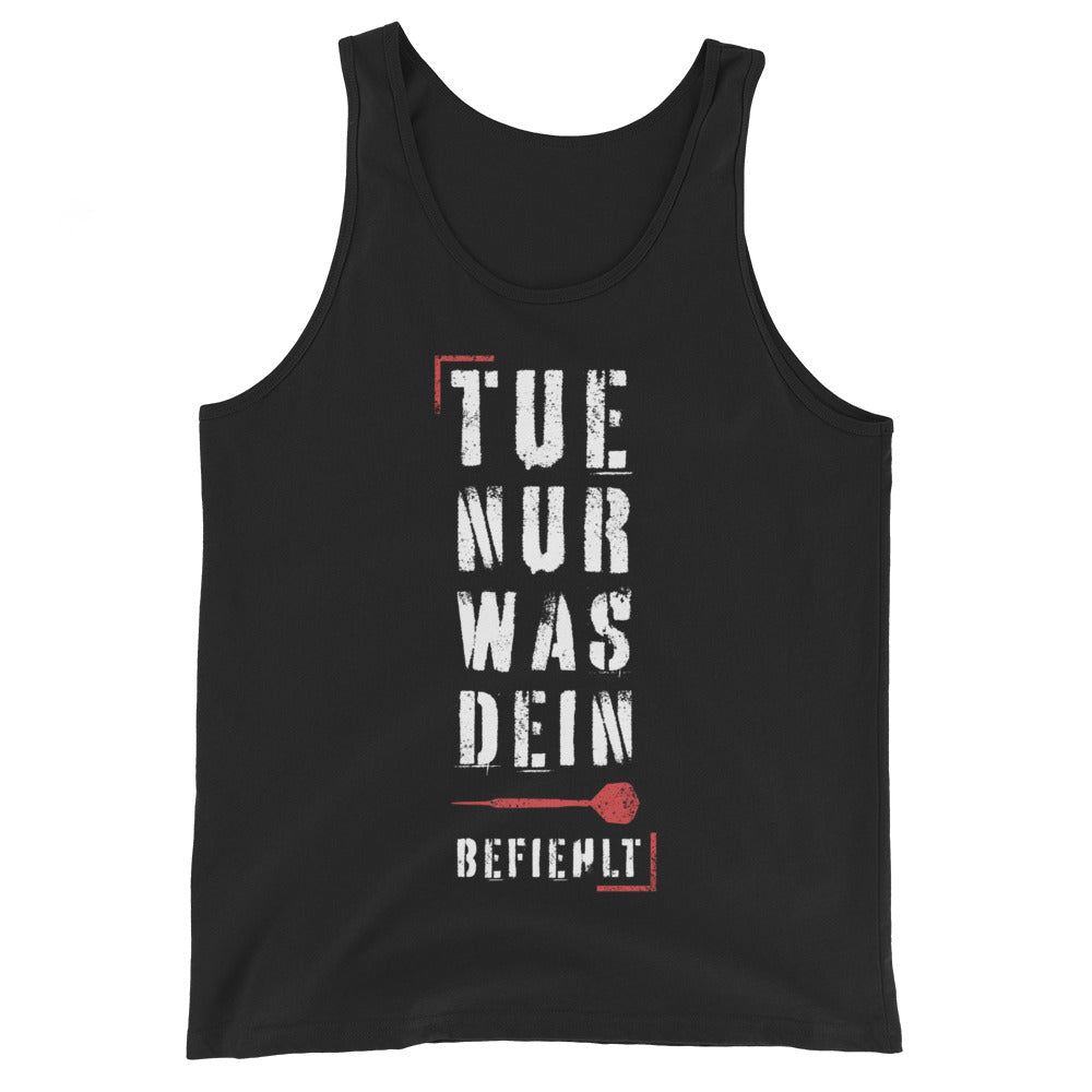 Tank Top Unisex Muskelshirt Trainingstop Dart Befehl Grunge by Lupo
