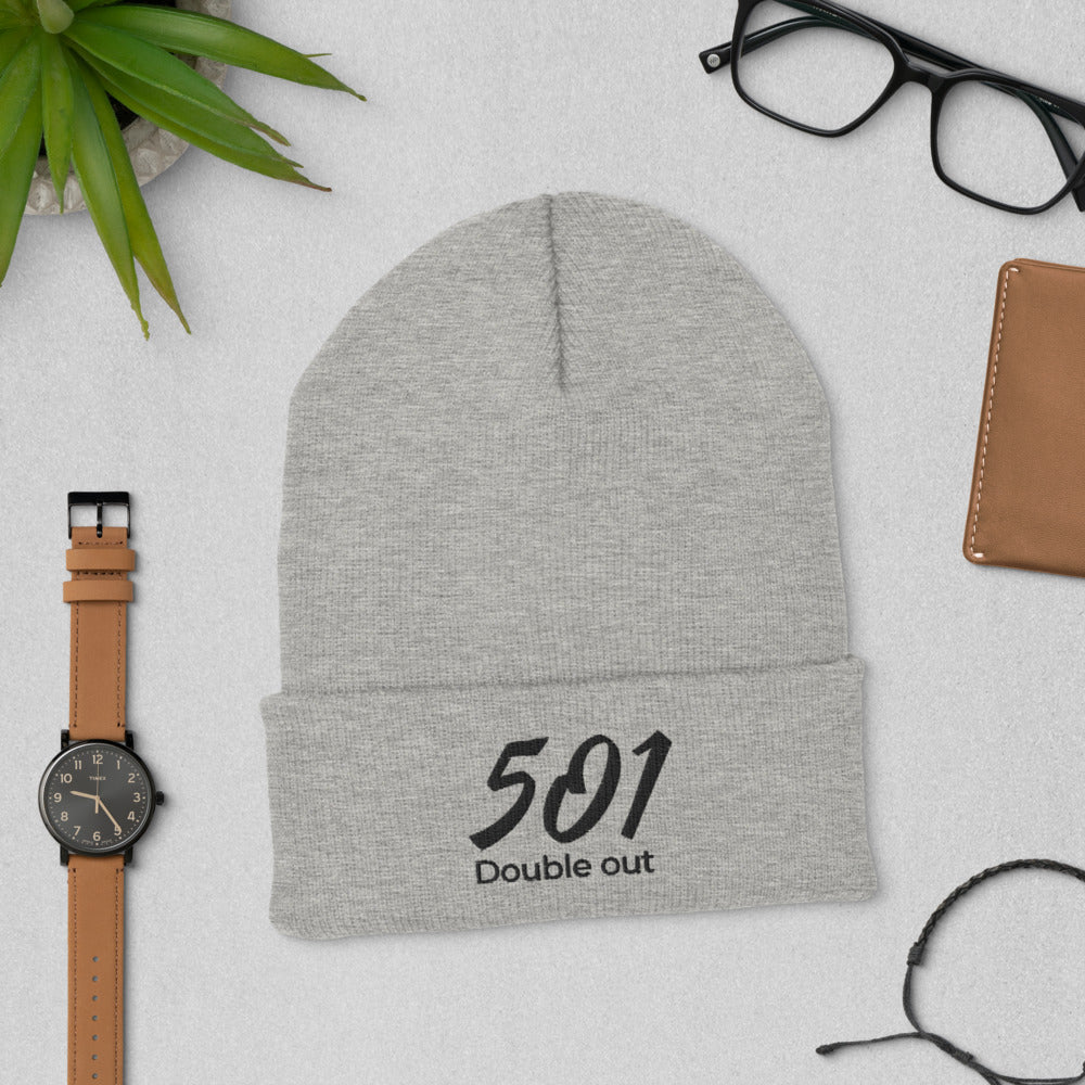 Umgeschlagene Beanie Mütze 501 DO