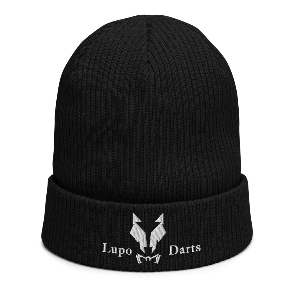 Gerippte Bio-Beanie Mütze Lupo