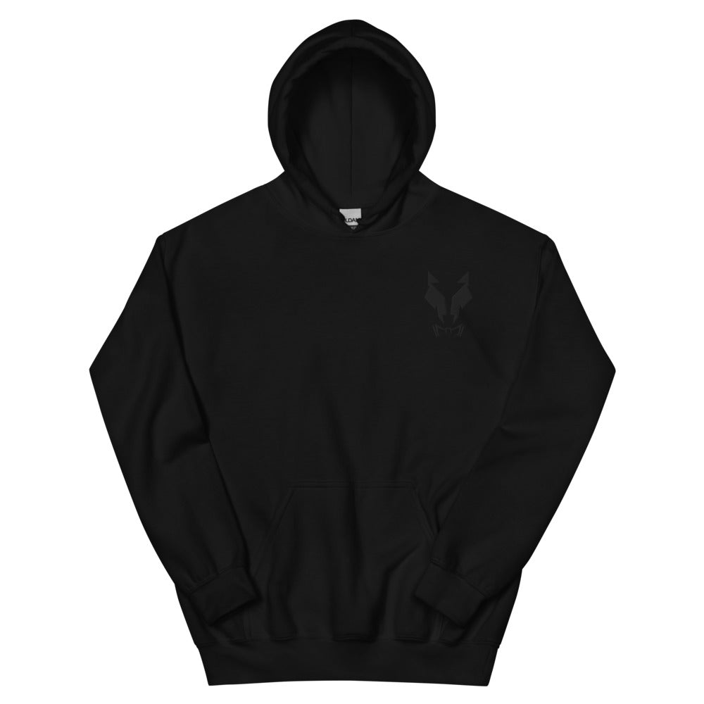 Kapuzenpullover Sweater Hoodie Unisex Lupo Stickerei