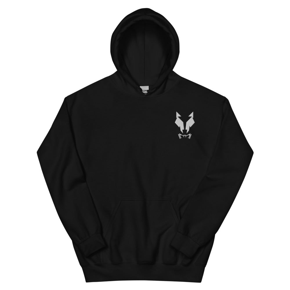 Kapuzenpullover Sweater Hoodie Unisex Lupo Stickerei w