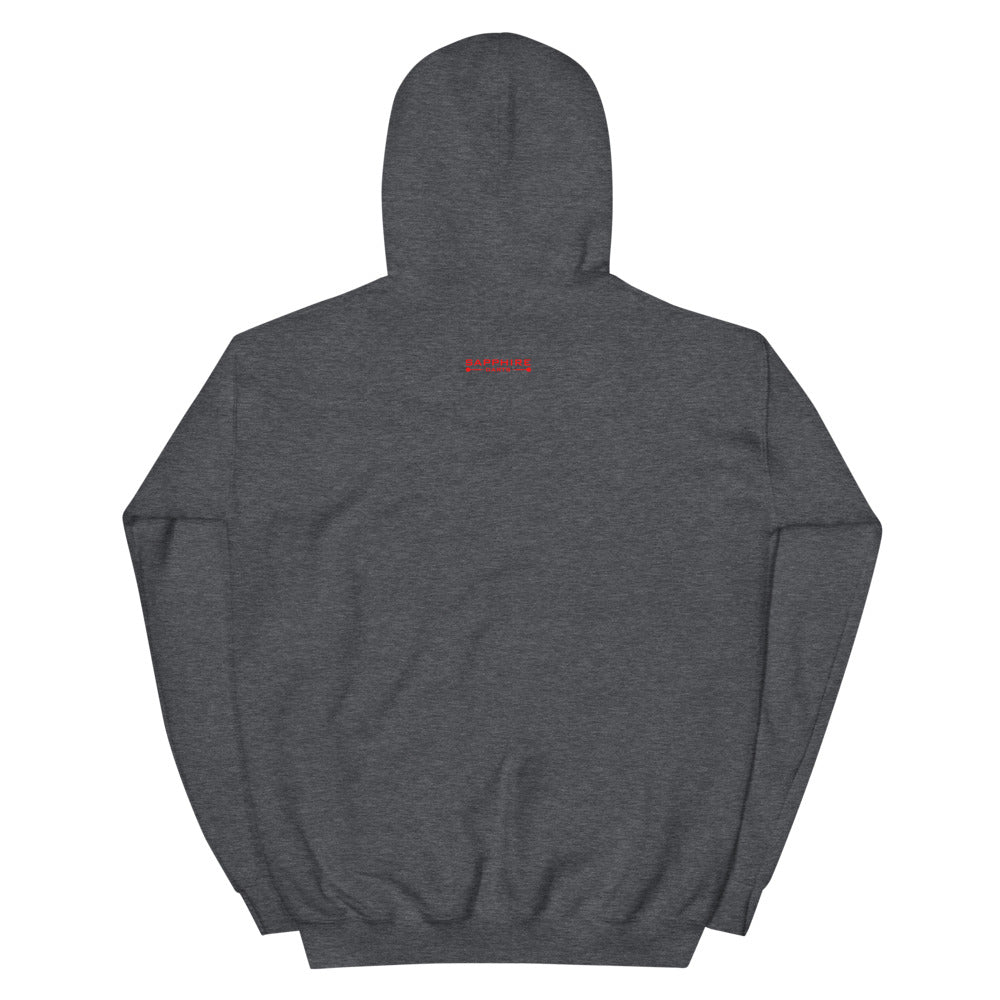Kapuzenpullover Sweater Hoodie Unisex Lupo Stickerei r