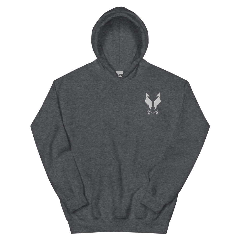 Kapuzenpullover Sweater Hoodie Unisex Lupo Stickerei w