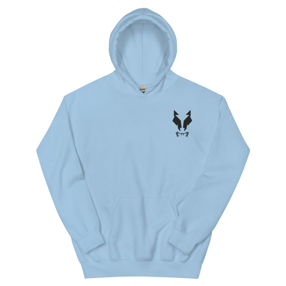 Kapuzenpullover Sweater Hoodie Unisex Lupo Stickerei