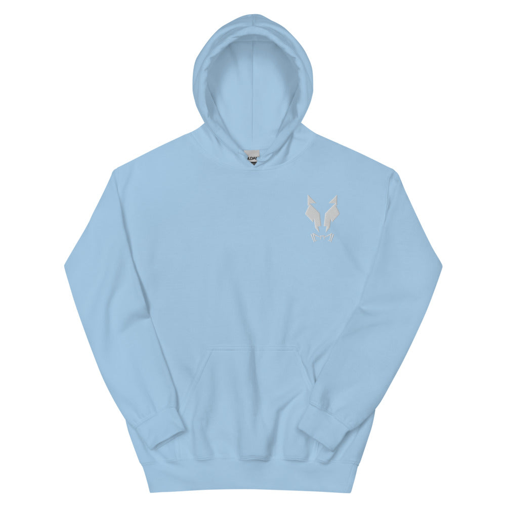 Kapuzenpullover Sweater Hoodie Unisex Lupo Stickerei w