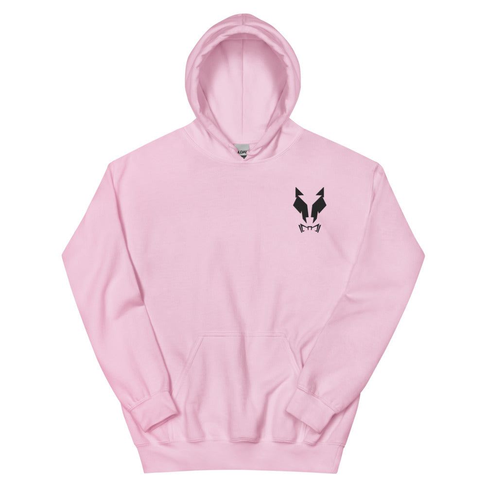 Kapuzenpullover Sweater Hoodie Unisex Lupo Stickerei
