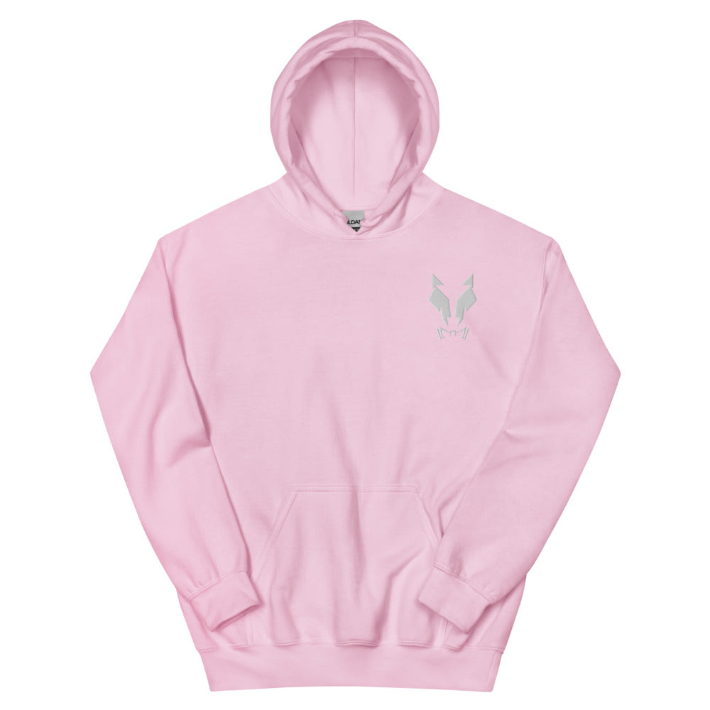 Kapuzenpullover Sweater Hoodie Unisex Lupo Stickerei w