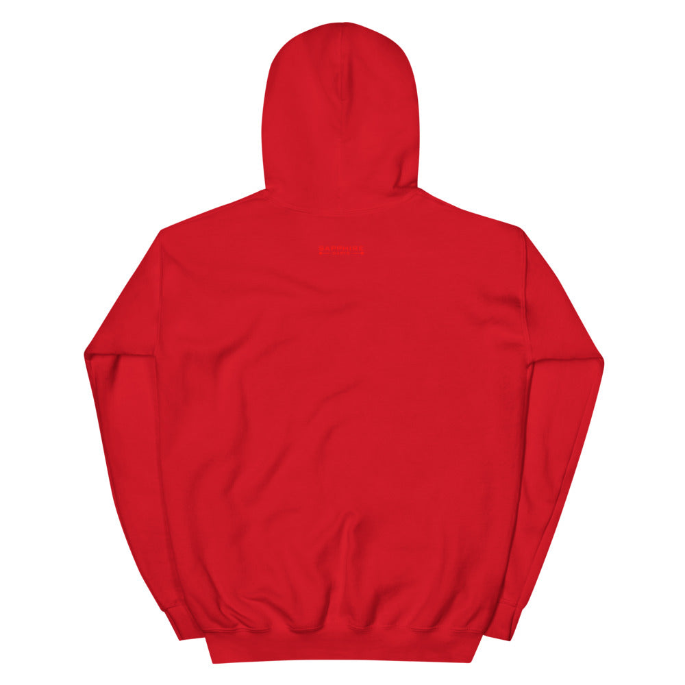Kapuzenpullover Sweater Hoodie Unisex Lupo Stickerei r