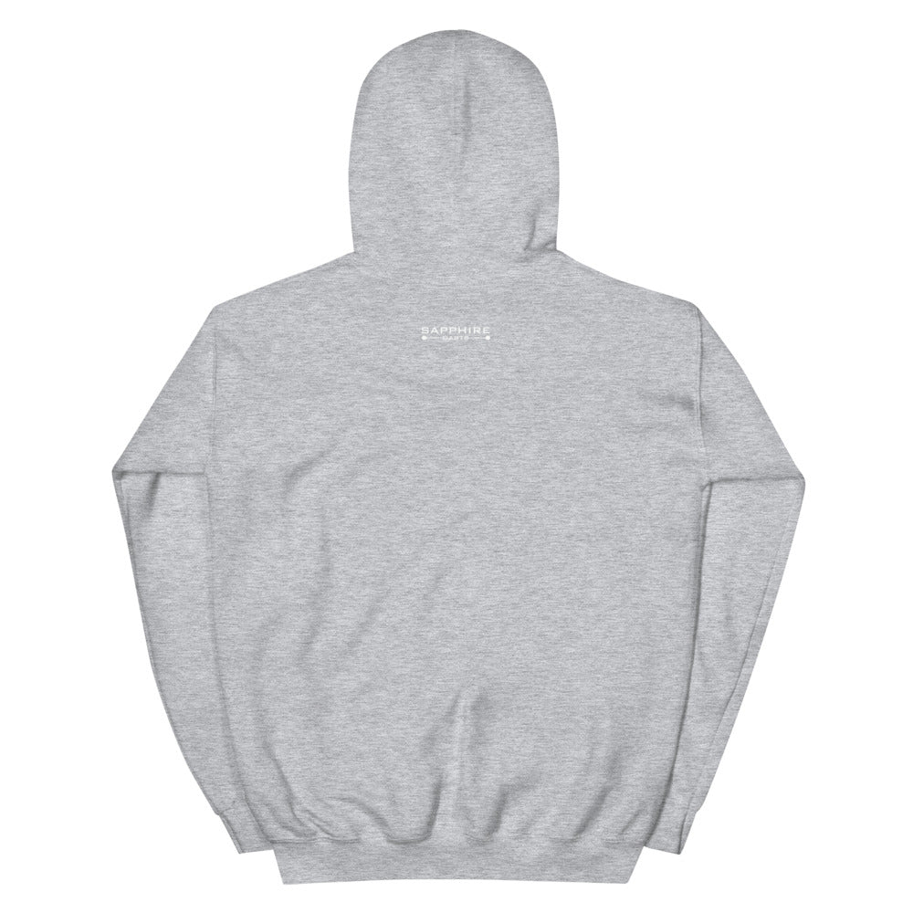 Kapuzenpullover Sweater Hoodie Unisex Lupo Stickerei w