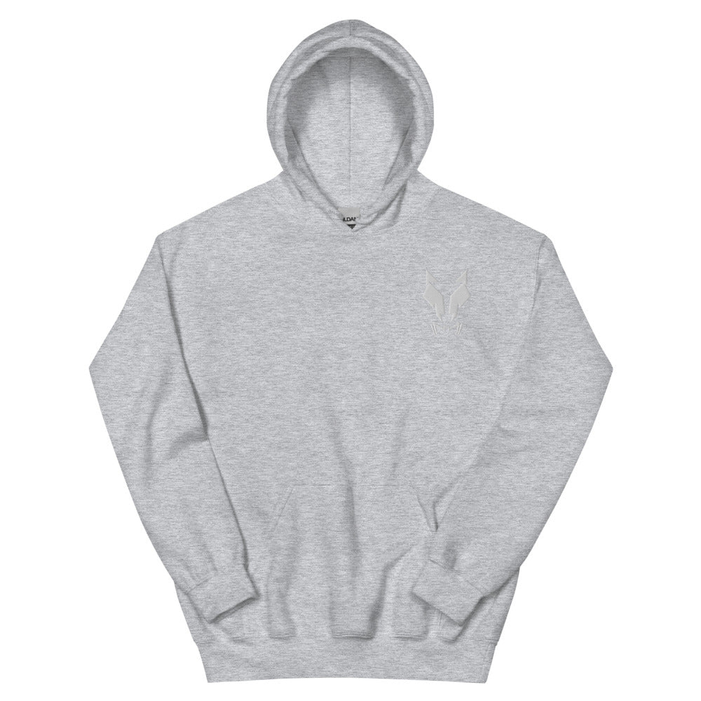 Kapuzenpullover Sweater Hoodie Unisex Lupo Stickerei w