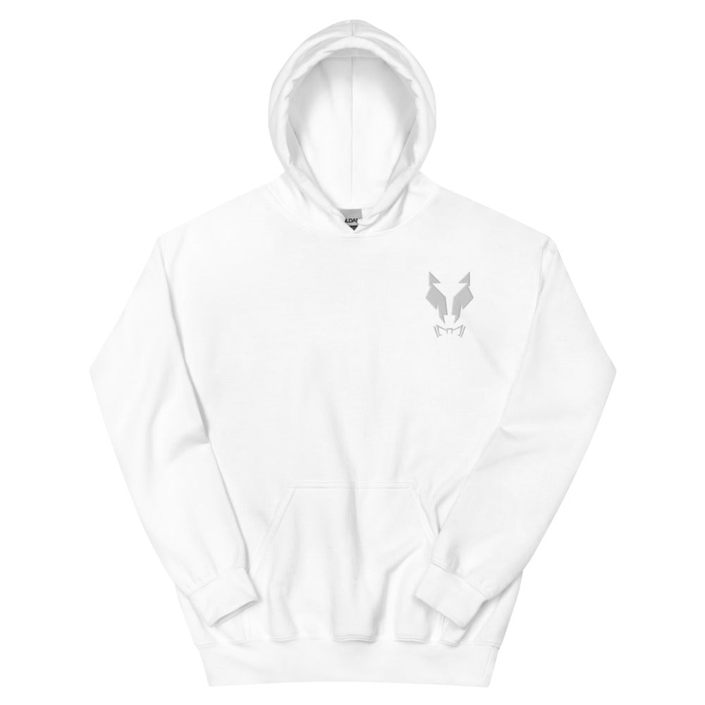 Kapuzenpullover Sweater Hoodie Unisex Lupo Stickerei w