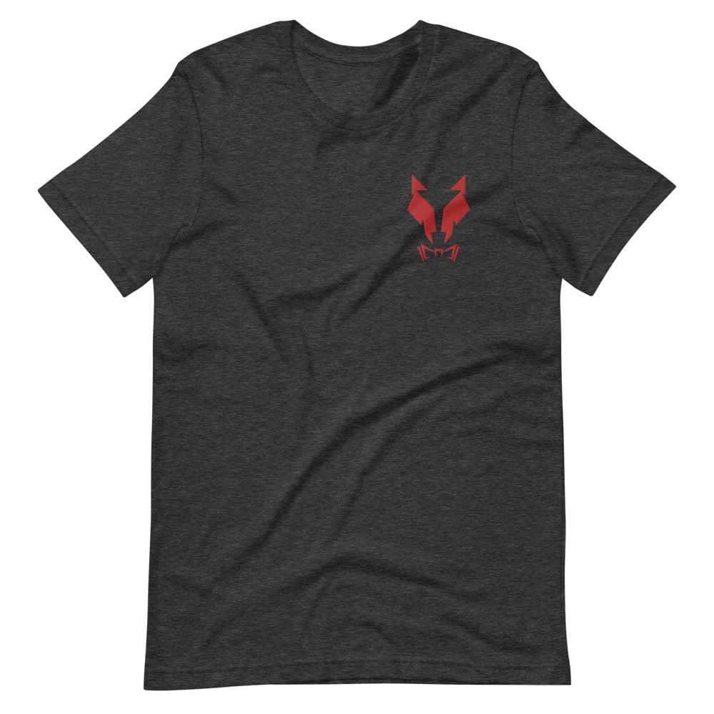 Kurzärmeliges T-Shirt Unisex Lupo Stickerei