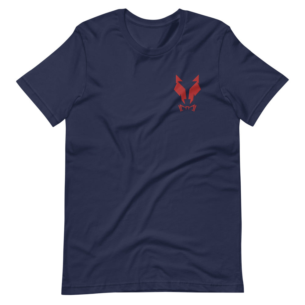 Kurzärmeliges T-Shirt Unisex Lupo Stickerei