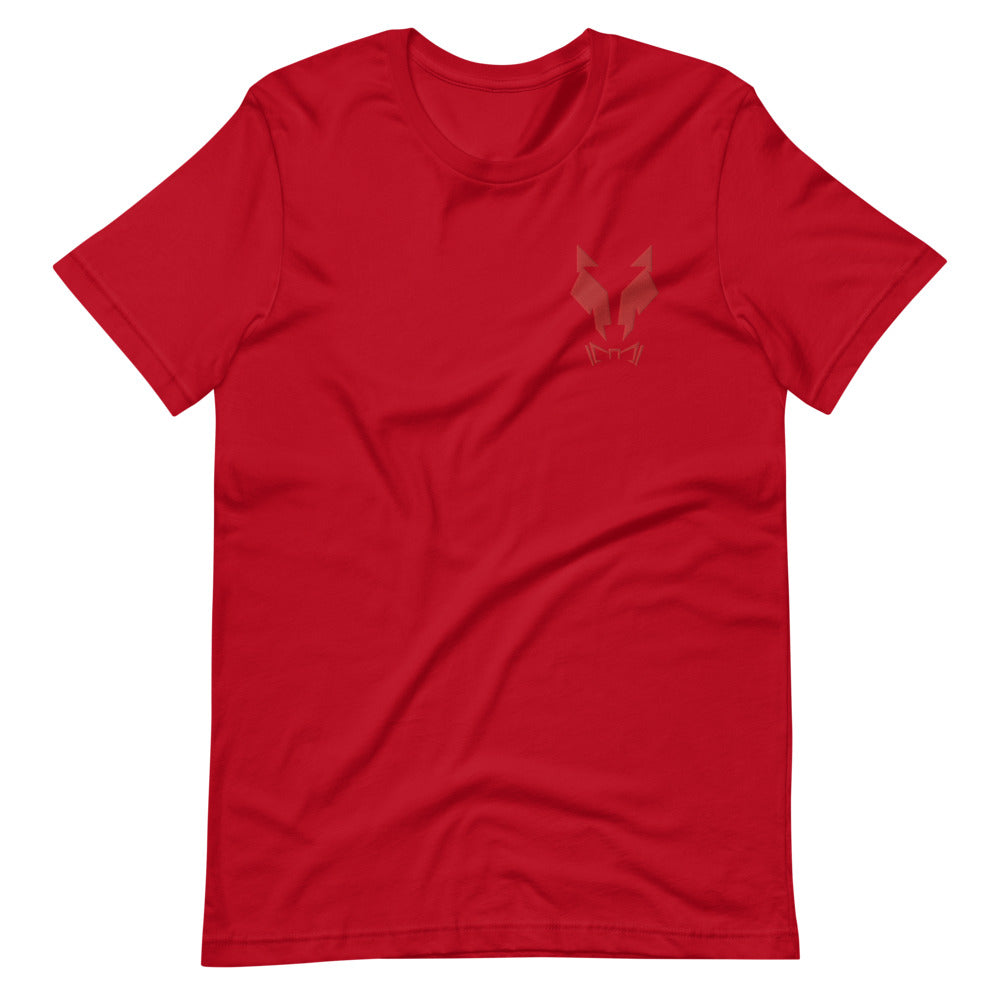 Kurzärmeliges T-Shirt Unisex Lupo Stickerei