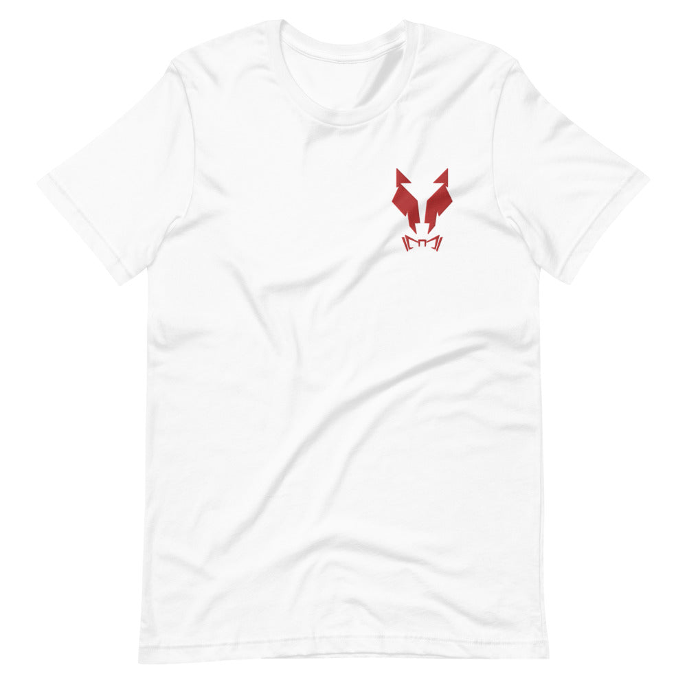 Kurzärmeliges T-Shirt Unisex Lupo Stickerei