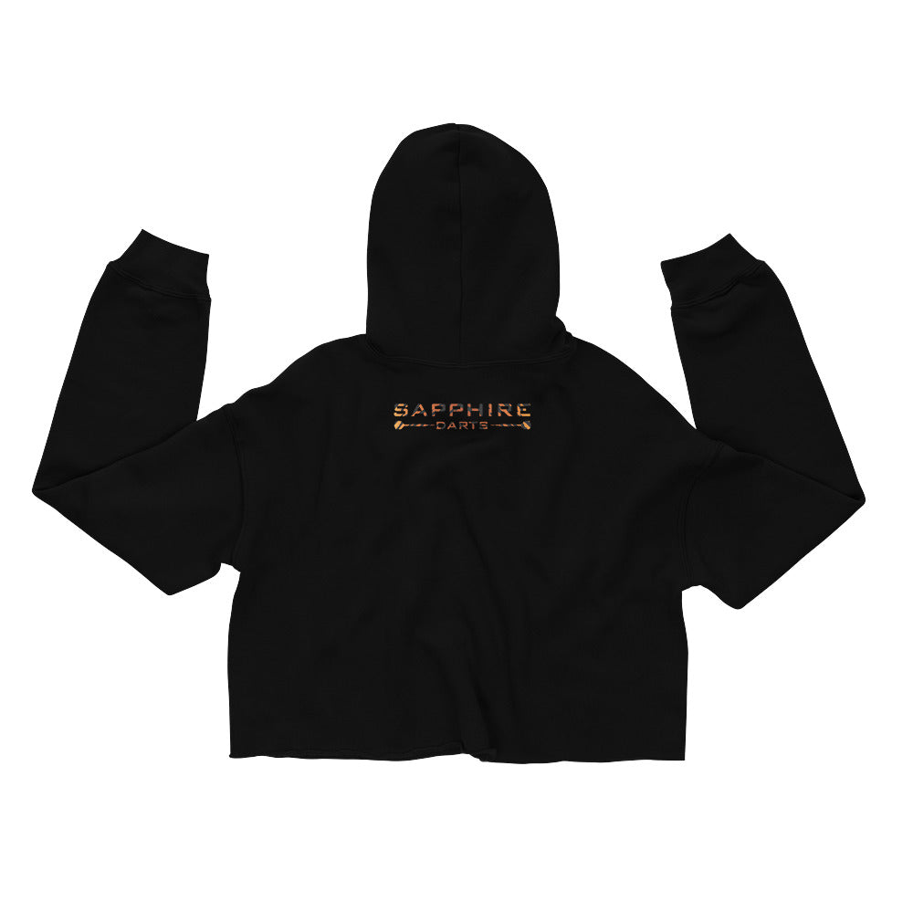 Crop-Kapuzenpullover bauchfrei Sweater Hoodie Damen 501 DO Tiger