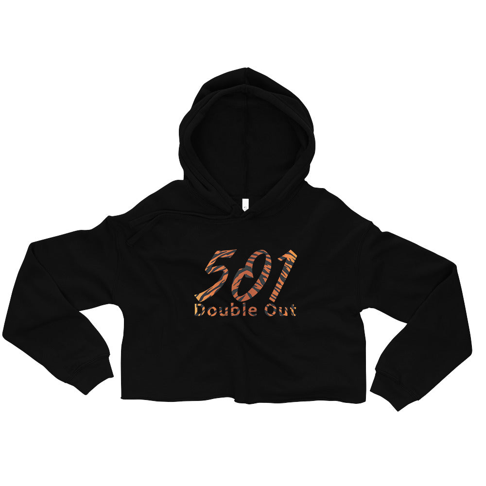 Crop-Kapuzenpullover bauchfrei Sweater Hoodie Damen 501 DO Tiger