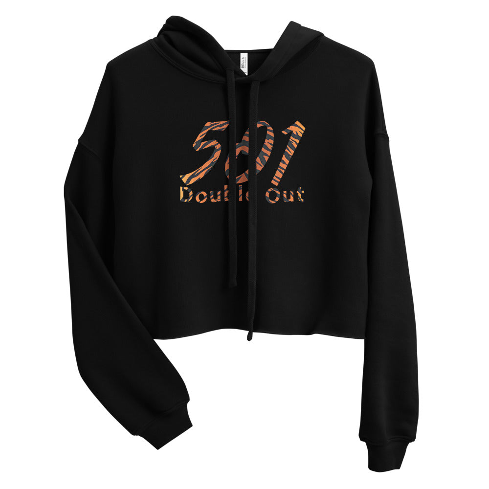 Crop-Kapuzenpullover bauchfrei Sweater Hoodie Damen 501 DO Tiger