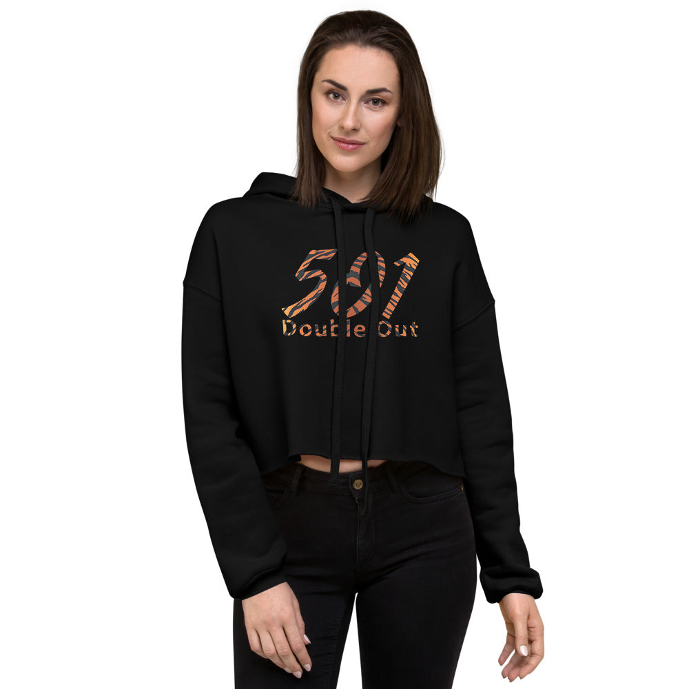 Crop-Kapuzenpullover bauchfrei Sweater Hoodie Damen 501 DO Tiger