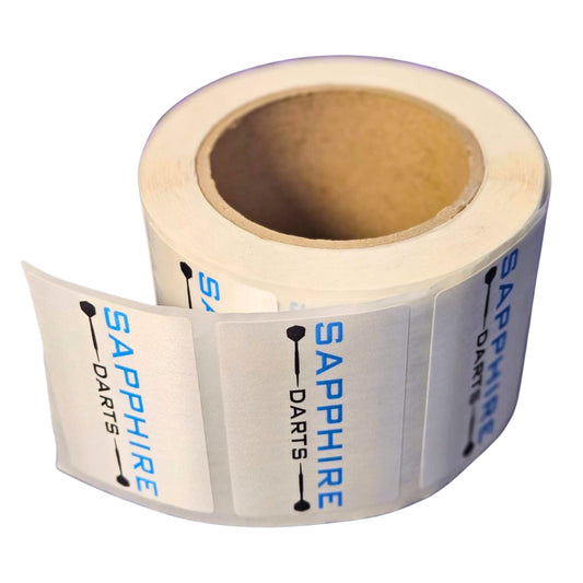 Hochwertige Textilaufkleber für Logos & Werbung auf Rolle in offiziellen PDC Turniermaßen