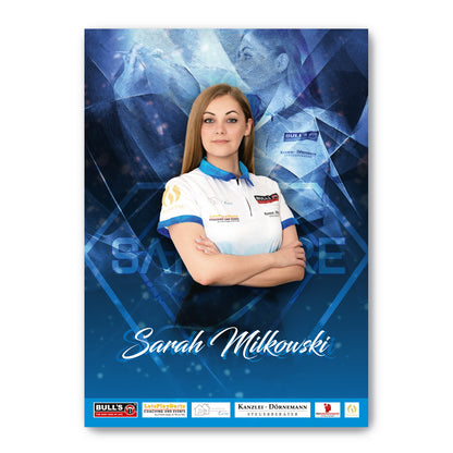 New Sarah 'Sapphire' Milkowski signed autograph card