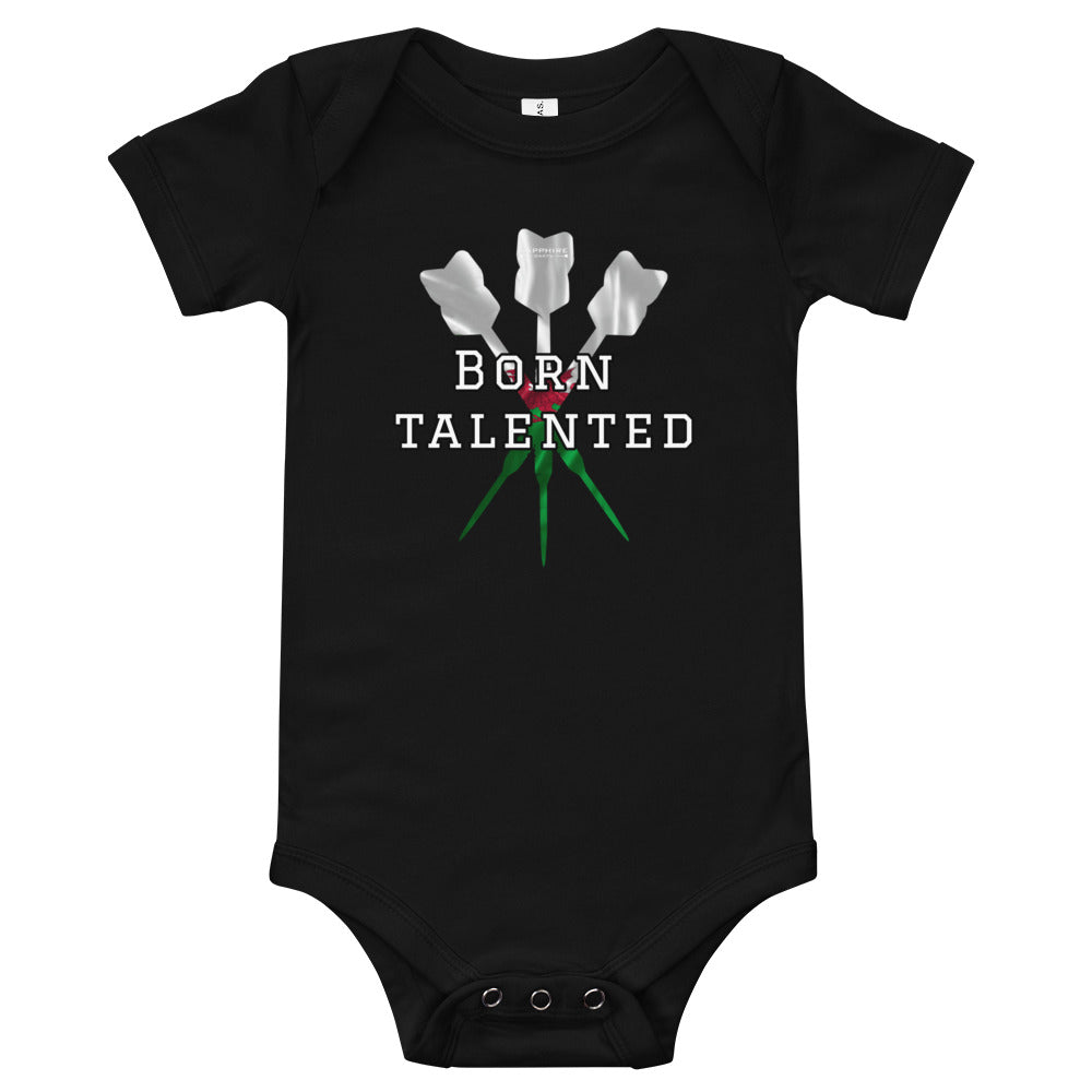 Baby Bodysuit One Piece Baby Romper Born Talented Wales