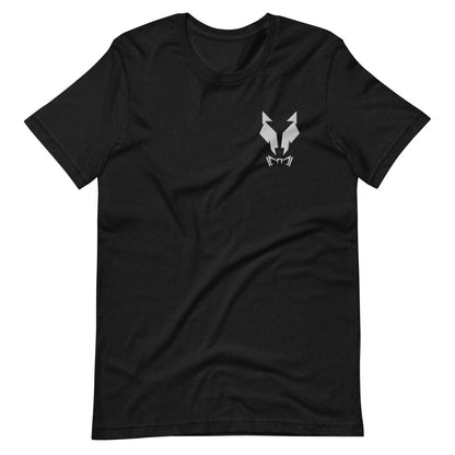 Kurzärmeliges T-Shirt Unisex Lupo Stickerei